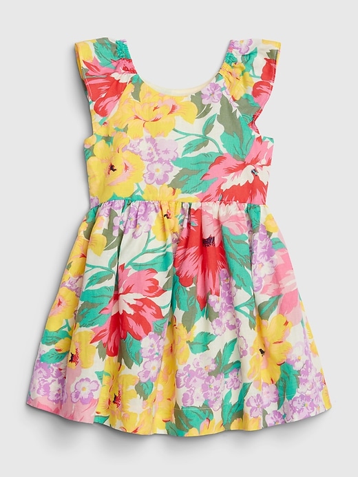 Image number 1 showing, Toddler Flutter Floral Dress