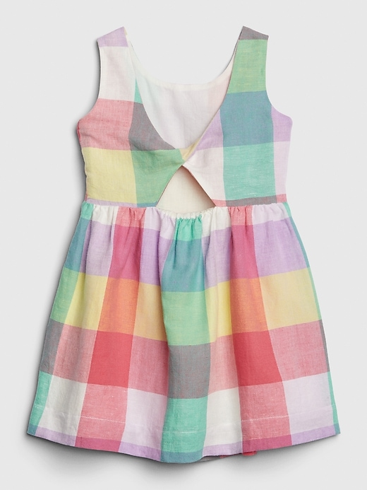 Image number 2 showing, Toddler Plaid Sleeveless Dress