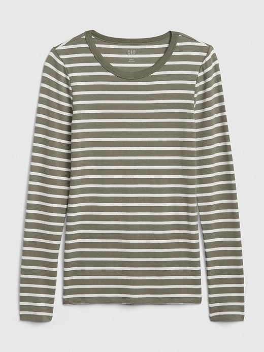 Image number 6 showing, Modern Long Sleeve Stripe T-Shirt
