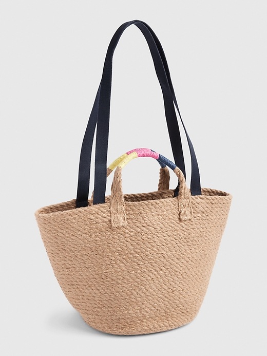 1 of 8 showing, with the color natural of product Jute Tote Bag