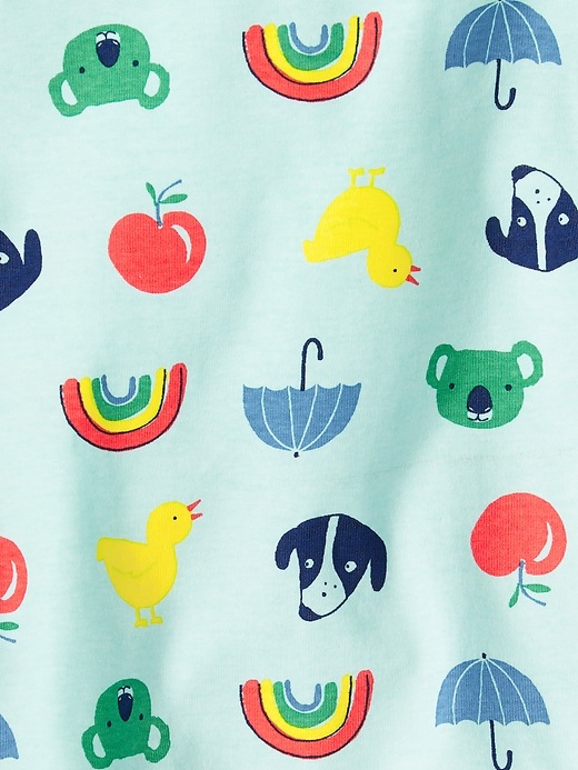 2 of 8 showing, with the color ballerina blue of product babyGap Assorted Print PJ Set