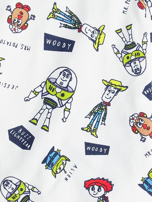 2 of 8 showing, with the color new off white of product babyGap &#124 Toy Story PJ Set