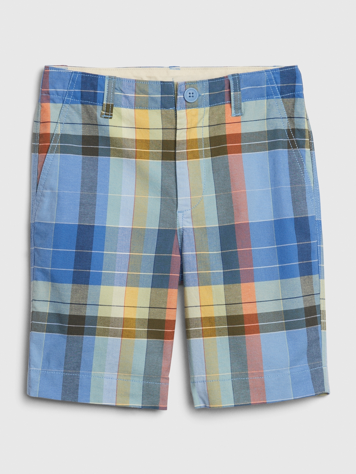 Kids Lived in Khaki Shorts with Stretch