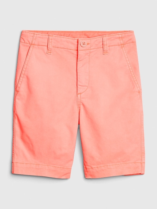 Image number 8 showing, Kids Lived-in Khaki Shorts with Stretch