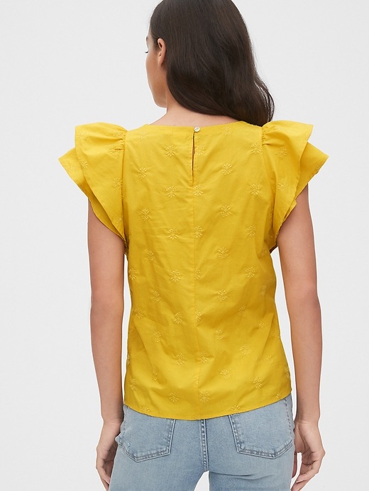 Image number 2 showing, Ruffle Sleeve Top