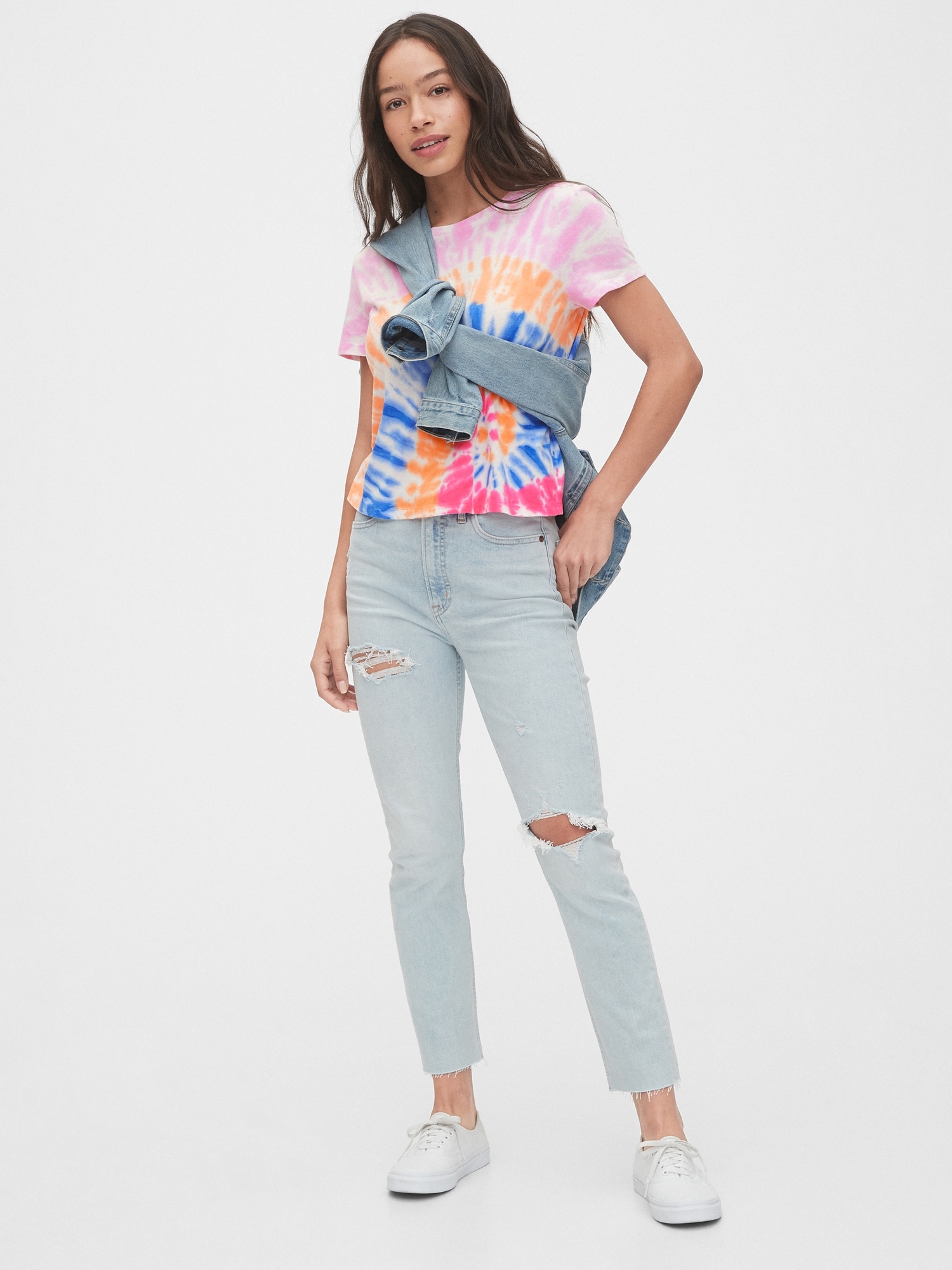 gap tie dye sweatshirt