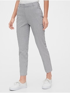 Slim Ankle Seersucker Pants | Gap