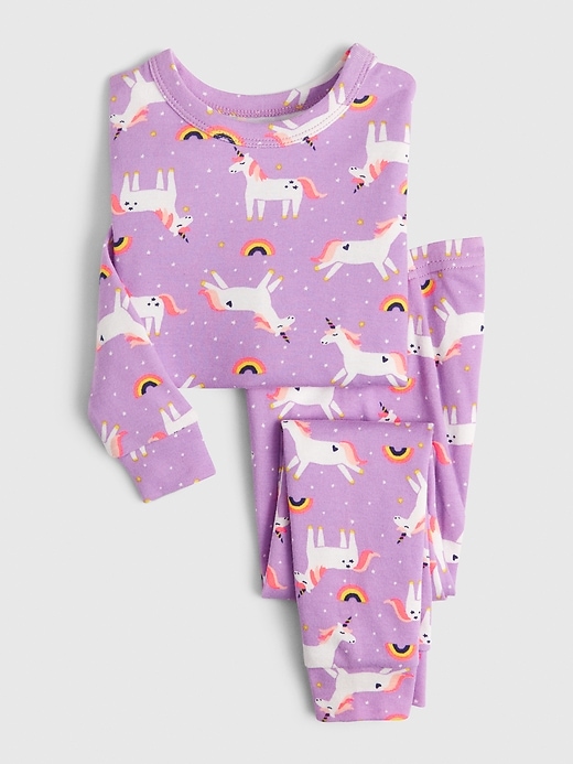 Image number 1 showing, babyGap Unicorn PJ Set