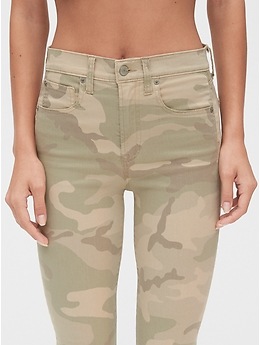 gap camo jeans