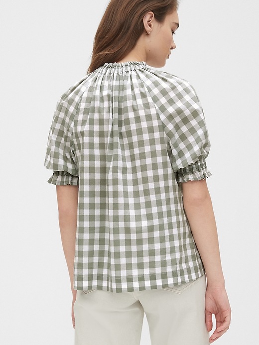 Image number 2 showing, Keyhole Top in Poplin
