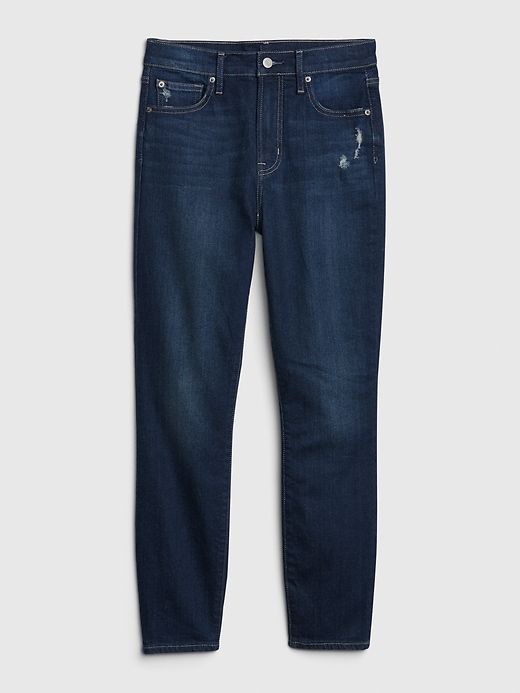 Image number 8 showing, High Rise True Skinny Ankle Jeans with Secret Smoothing Pockets