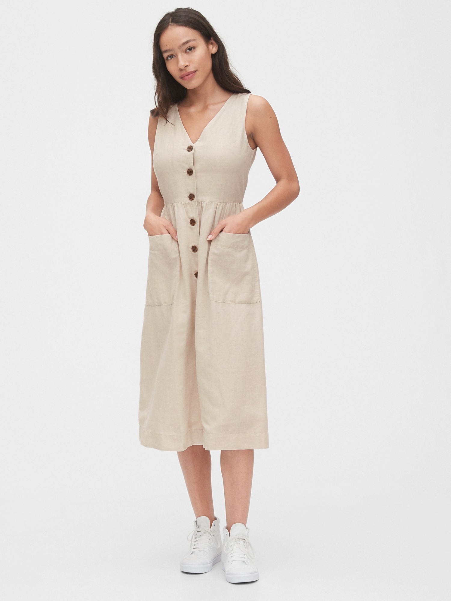 gap casual midi dress