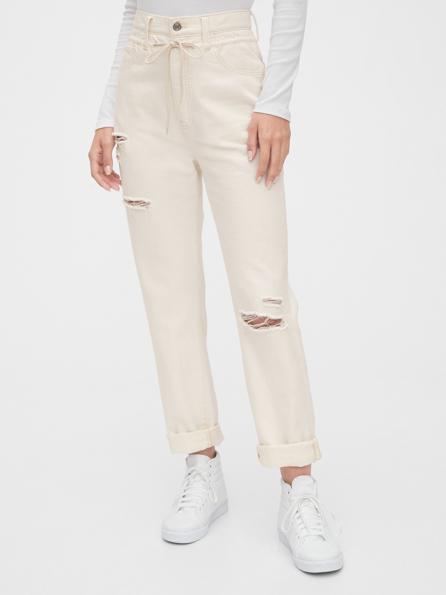 the gap white jeans