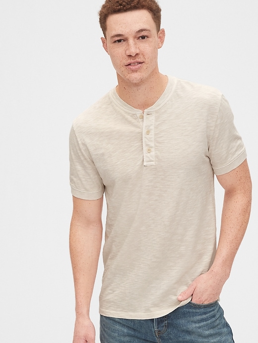 Gap slub henley Clearance