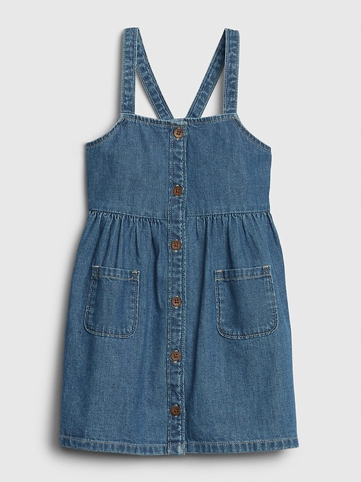Image number 1 showing, Toddler Denim Dress