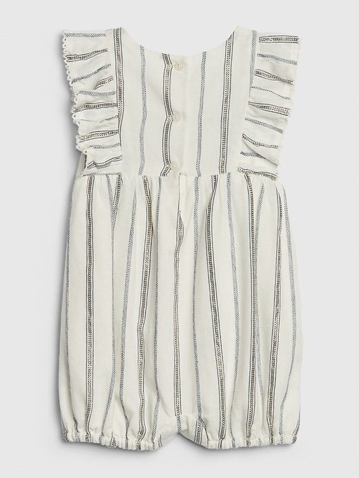 Image number 2 showing, Baby Striped Shorty One-Piece