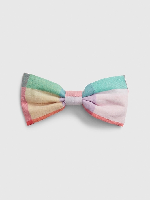 View large product image 1 of 1. Kids Plaid Bow Tie