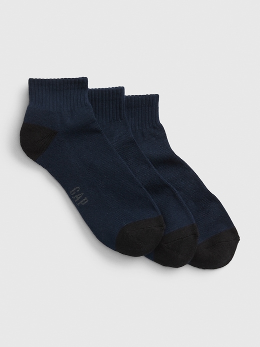 View large product image 1 of 1. Quarter Crew Socks (3-Pack)