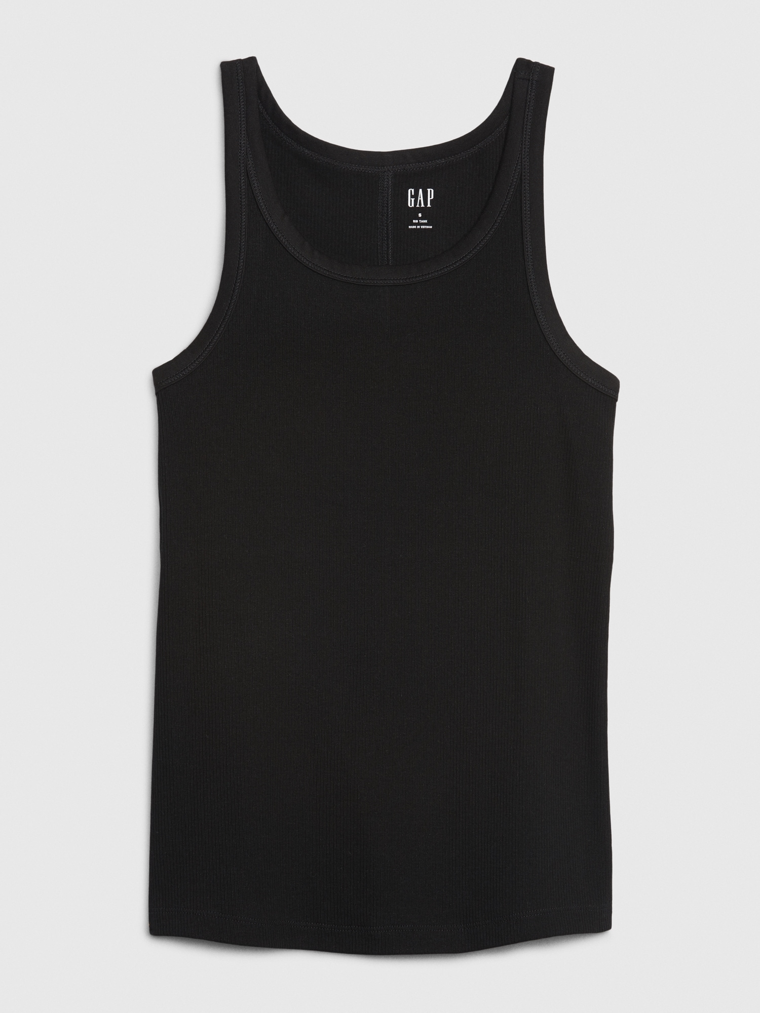 Ribbed Halter Tank Top Gap