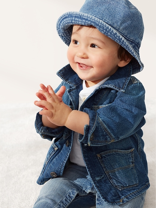 Image number 4 showing, Baby Denim Chore Jacket