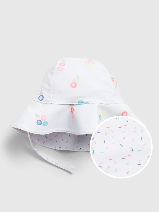 1 of 8 showing, with the color ice cream of product Baby Reversible Swim Hat