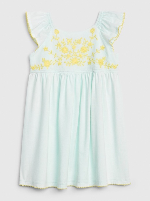 Image number 1 showing, Toddler Embroidered Tank Dress
