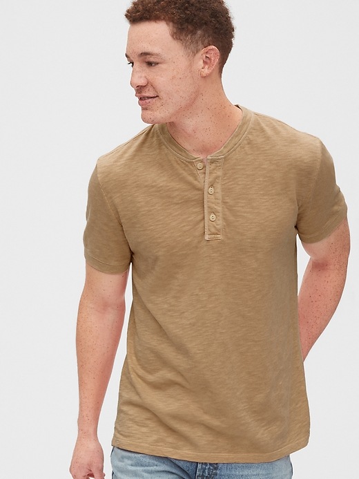 Gap slub henley Clearance