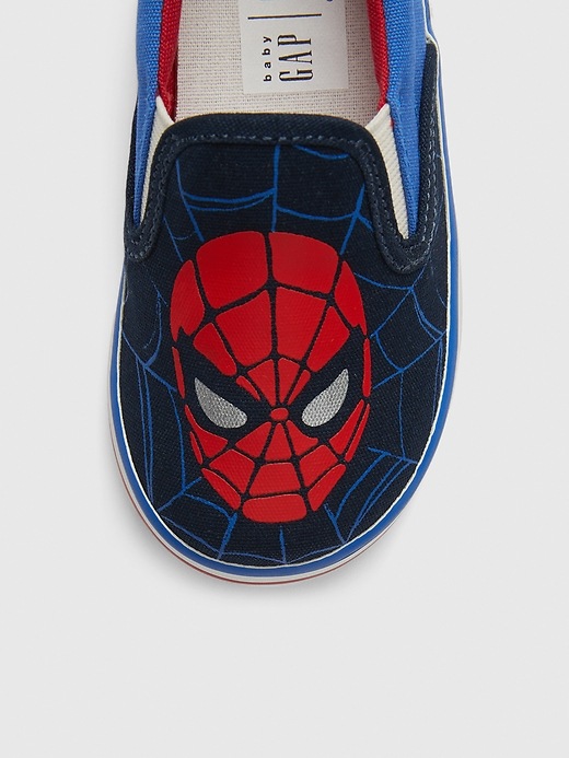 2 of 8 showing, with the color spiderman of product Baby & Toddler Marvel Spider-Man Slip-Ons