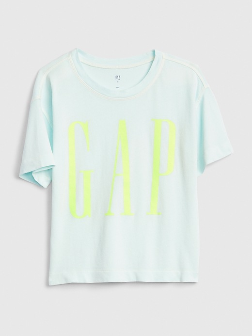 View large product image 1 of 1. Kids Gap Logo Boxy T-Shirt