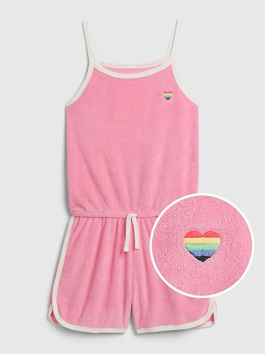 View large product image 1 of 1. Kids Terry Tank Romper