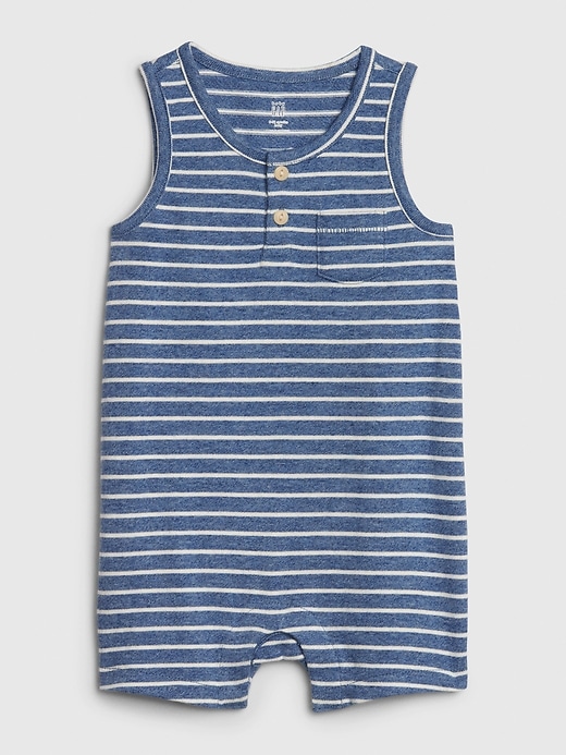 1 of 8 showing, with the color new off white of product Baby Tank Shorty One-Piece
