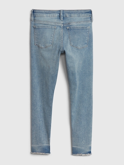 Image number 3 showing, Kids Super Skinny Distressed Jeans with Stretch