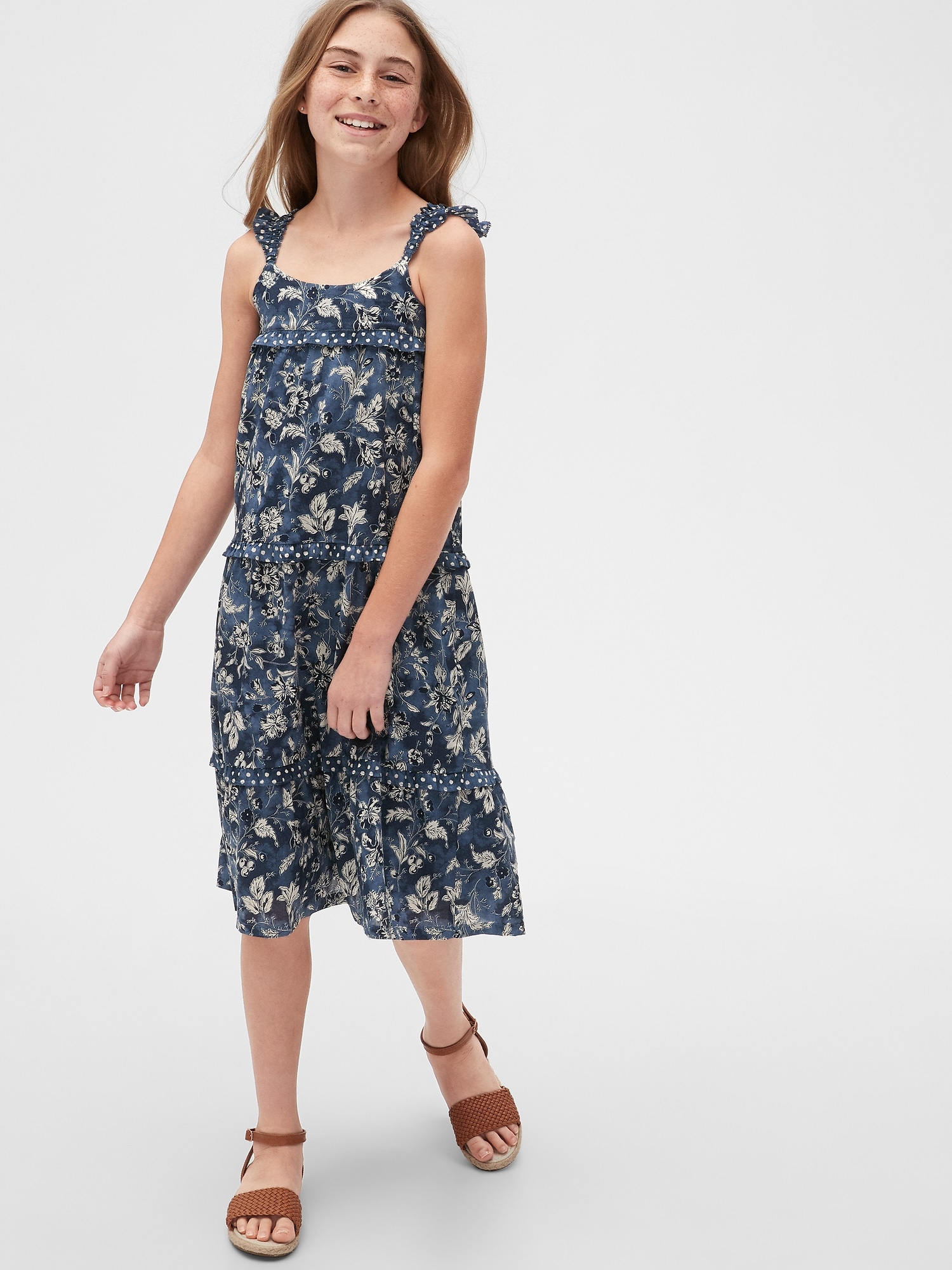 Kids Mixed Print Dress | Gap