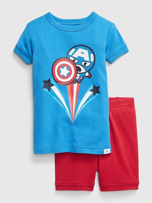 Image number 1 showing, babyGap &#124 Marvel Captain America PJ Set