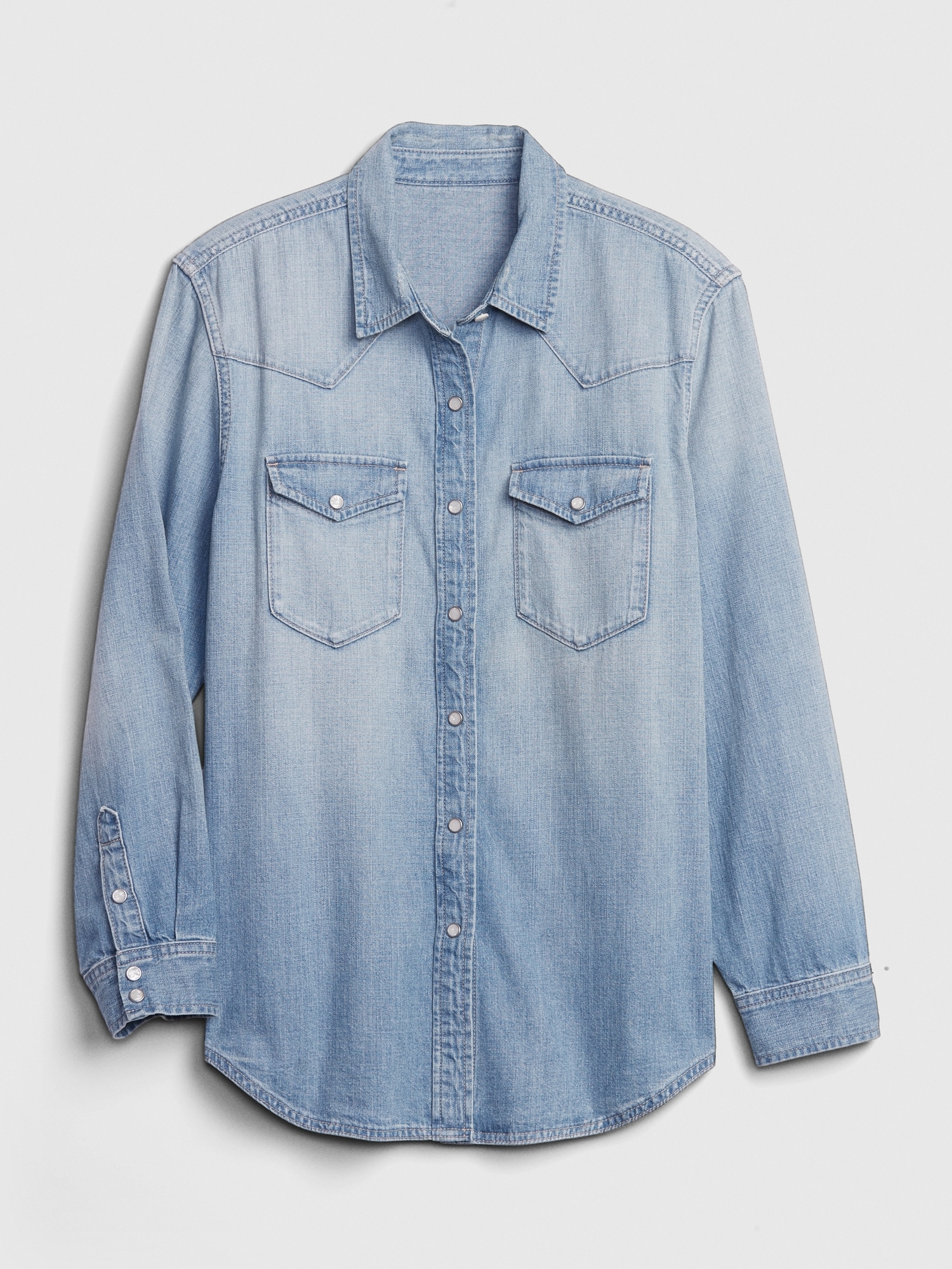 1969 Premium Denim Western Shirt Gap