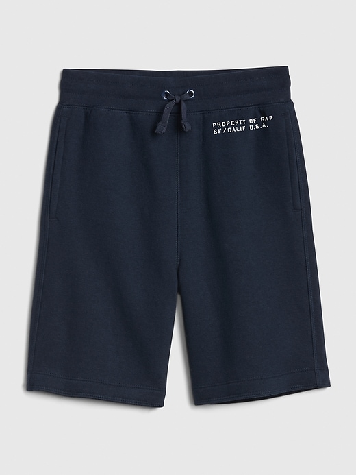 1 of 8 showing, with the color blue of product Kids Gap Logo Pull-On Shorts
