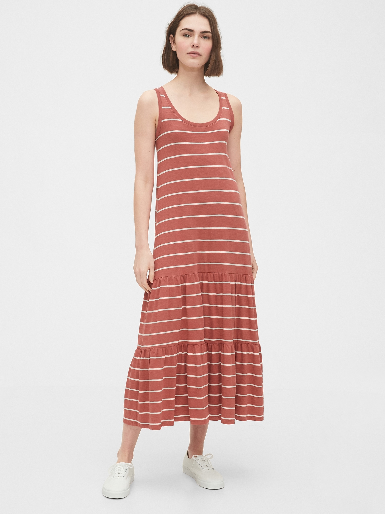 jersey tank maxi dress