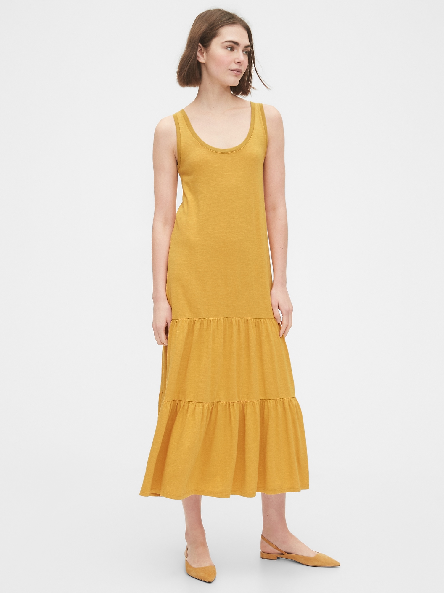 gap yellow dress