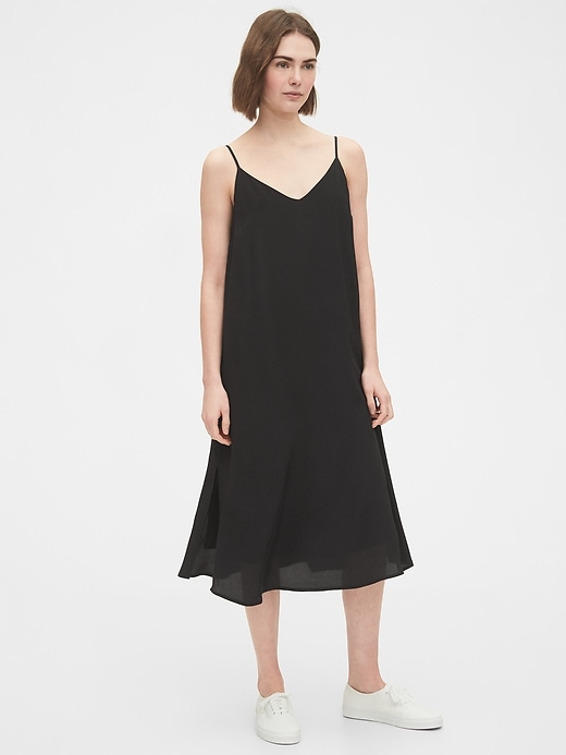 Image number 1 showing, Tie-Back Cami Midi Dress