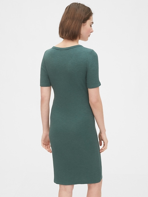 Image number 2 showing, Fitted Ribbed Dress