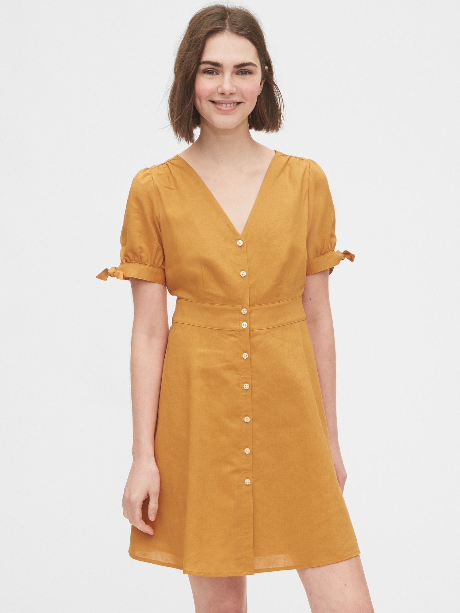 gap orange dress