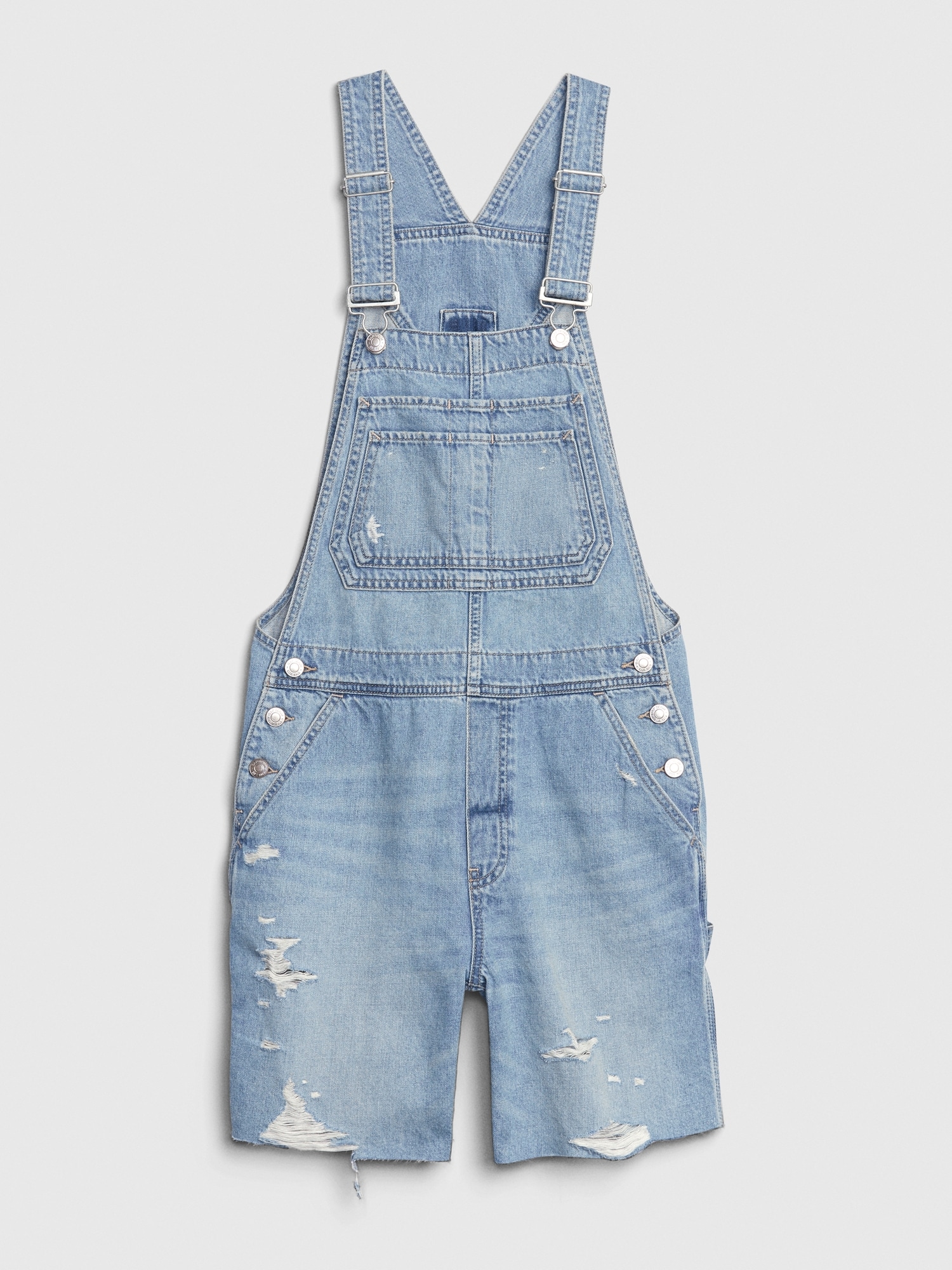 gap denim shortalls