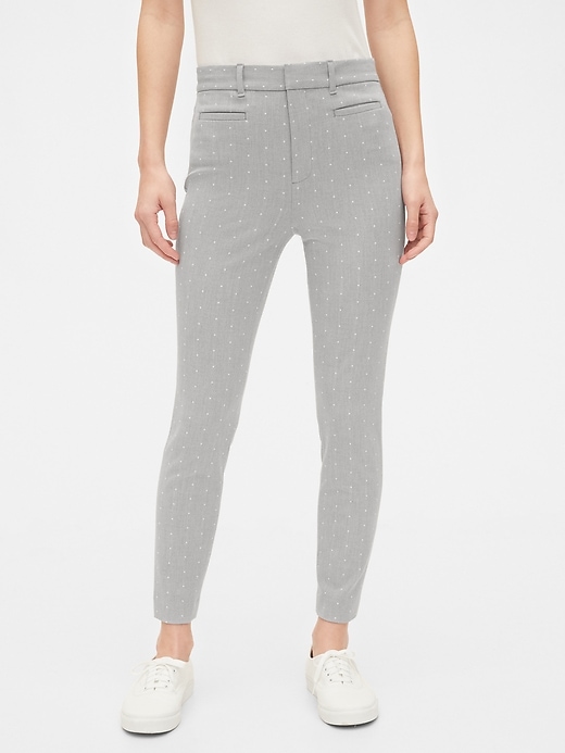 Image number 1 showing, High Rise Signature Skinny Ankle Pants