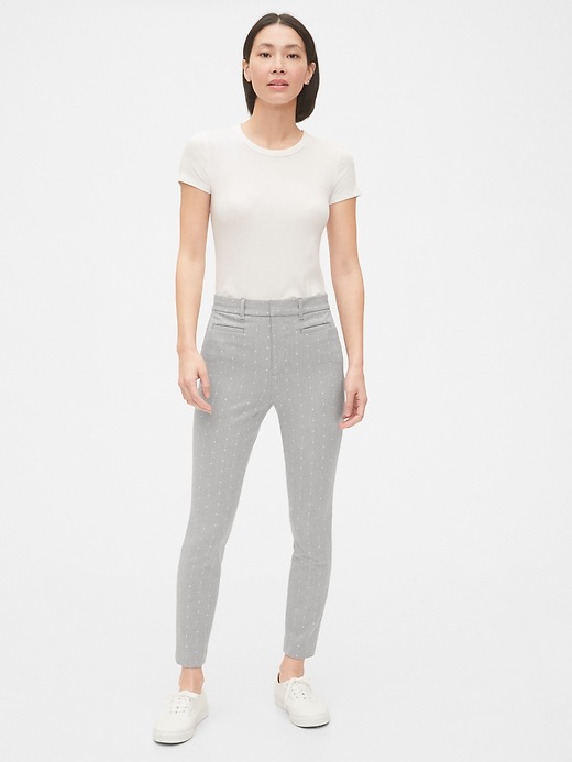 Image number 3 showing, High Rise Signature Skinny Ankle Pants
