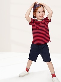 View large product image 4 of 4. Toddler Stripe Short Sleeve T-Shirt