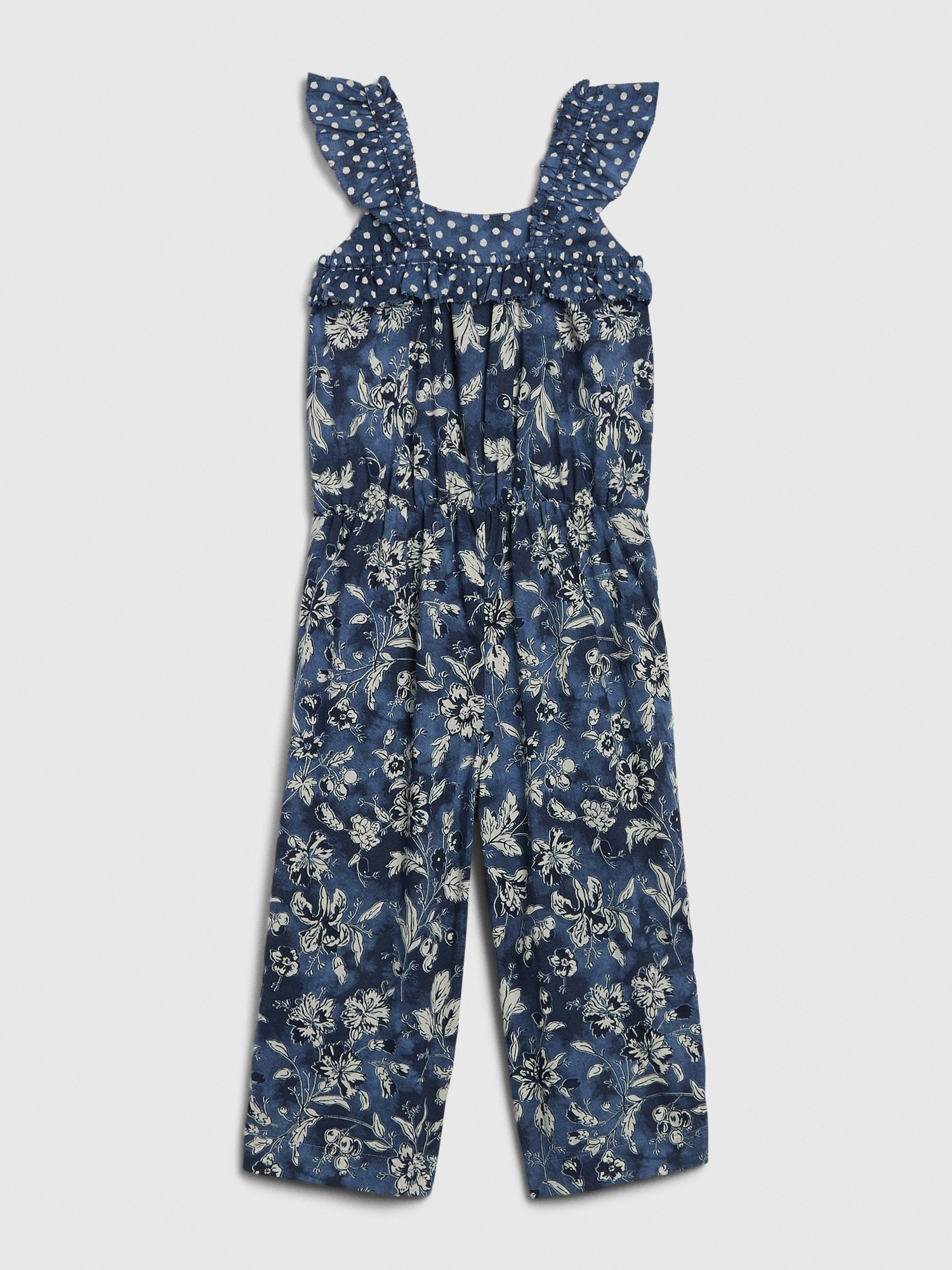 Gap floral jumpsuit sale