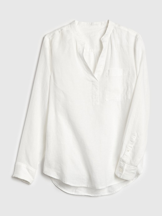 Image number 6 showing, Popover Pocket Shirt in Linen