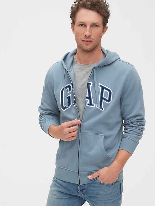 View large product image 1 of 1. Gap Arch Logo Hoodie