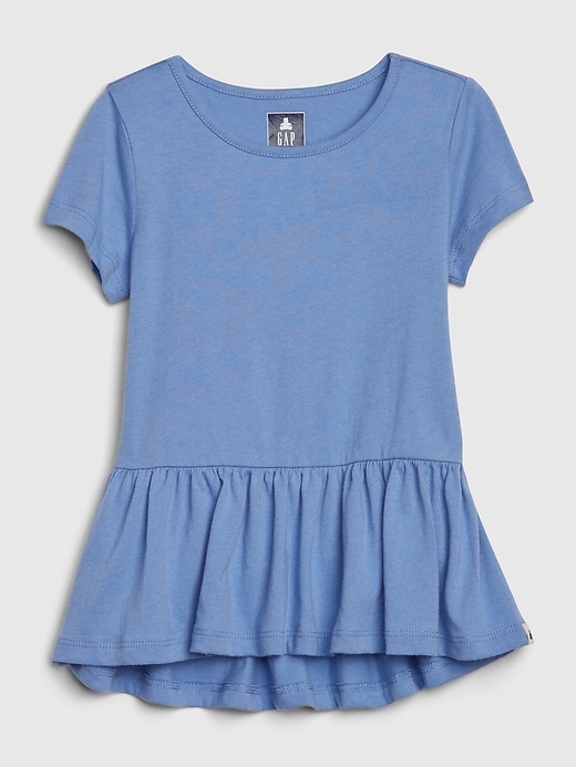 View large product image 1 of 1. Toddler Peplum Tunic T-Shirt