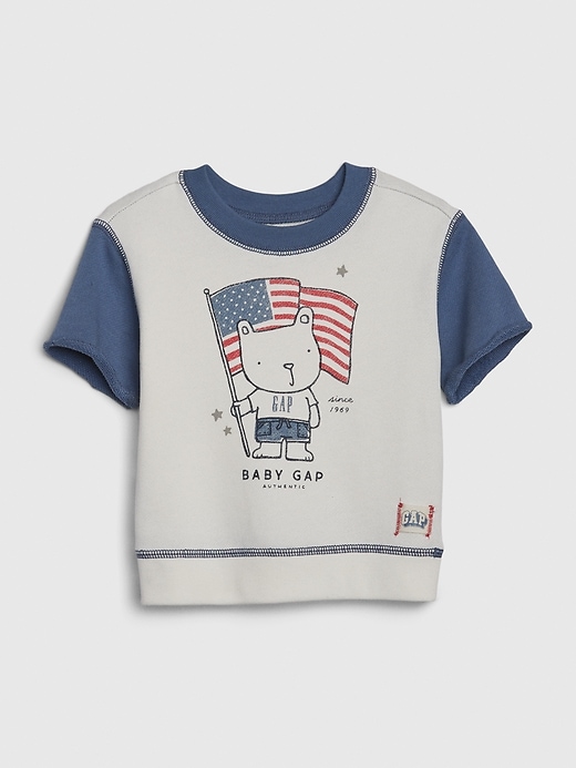 Image number 1 showing, Baby Gap Flag Sweatshirt